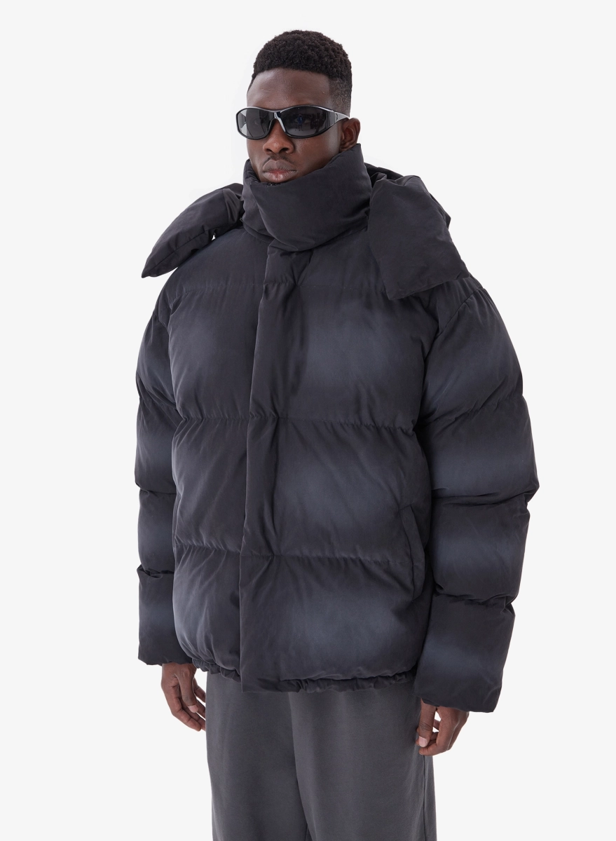 Пуховик DESTRESSED FABLE, цвет: темно-серый, PFFR-FBL-DSTRSD-GRPHT купить онлайн