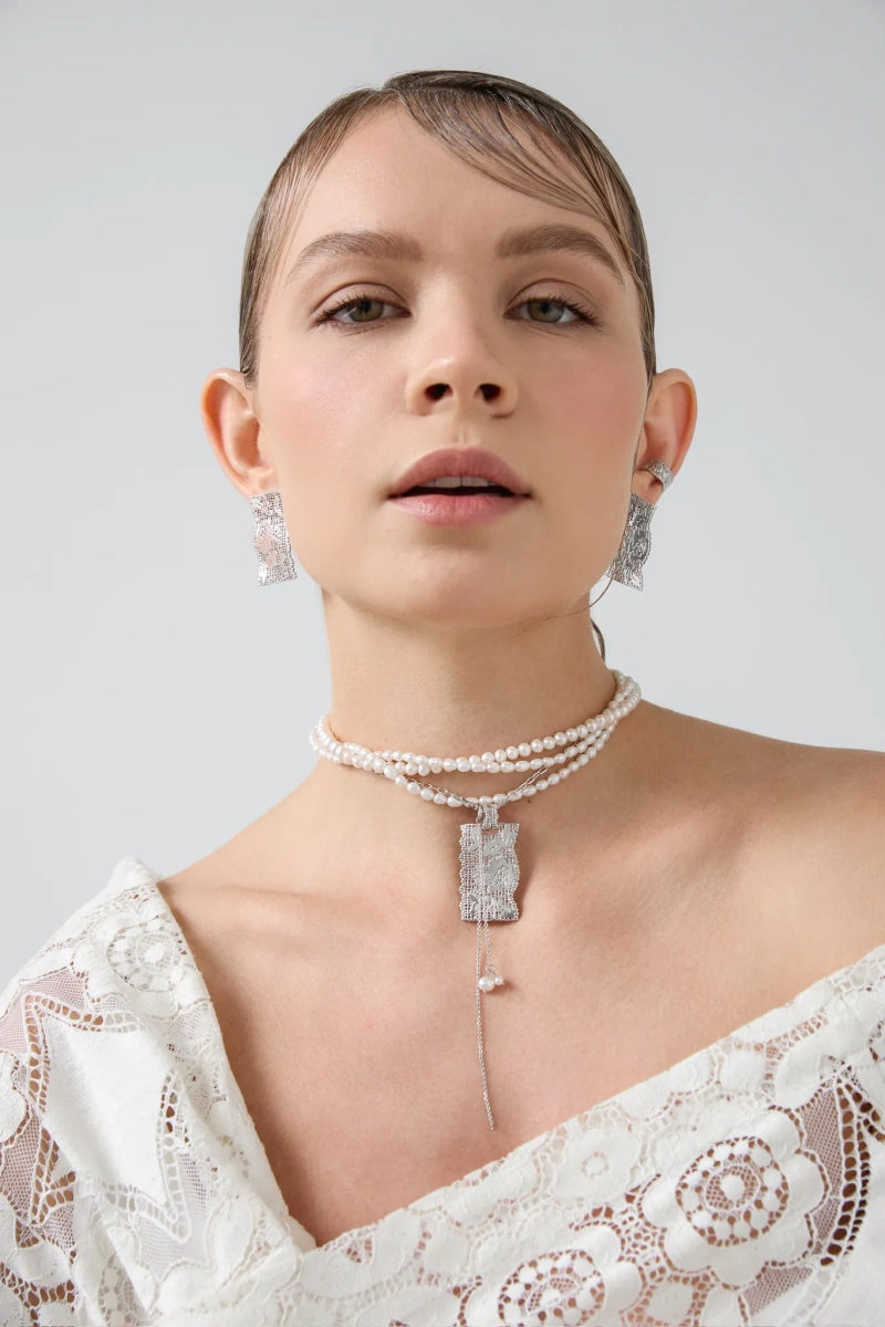 Серебряная подвеска «Кружево» SBLESKOM, цвет: серебро, 12123 купить онлайн