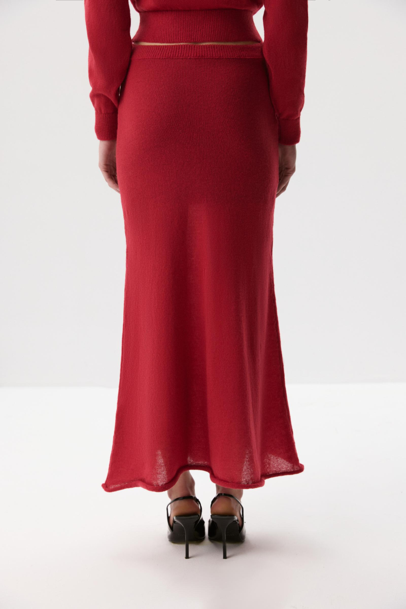 Юбка-годе Charmstore, цвет: винный, 311-42485-451 купить онлайн