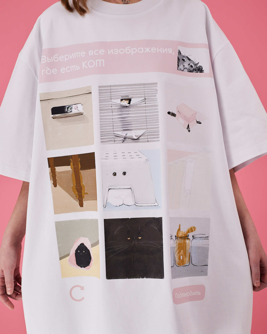 Футболка Капча TABOO, цвет: белый, TsCapchaW купить онлайн