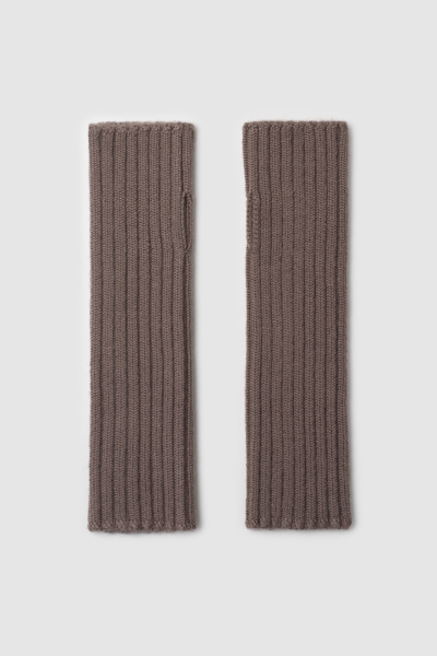 Митенки трикотажные 3D KNIT Mankova, цвет: какао SH006 купить онлайн