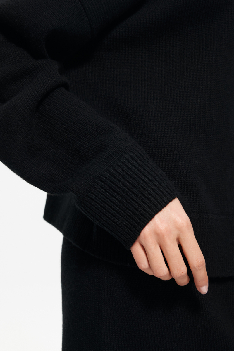 Джемпер с кашемиром и кружевом DREAMS BY ALENA AKHMADULLINA, цвет: Черный, 225104140304299/903000 купить онлайн