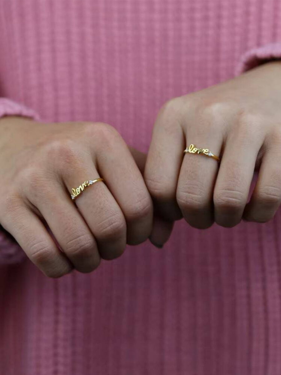 Кольцо Love love love ÁMOXY k0150 купить онлайн
