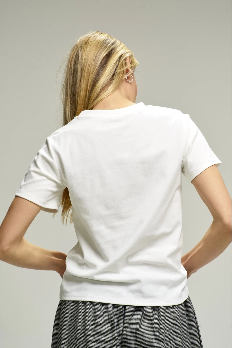 Футболка Basic Milk Erist store, цвет: молочный, НФ-00002822 купить онлайн