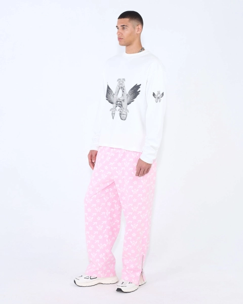 Джоггеры PATTERN FLYING A PINK ASIA ST 71, цвет: розовый, Ast71.jogg-pattern-A-pink купить онлайн