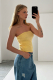 Топ-бандо вязаный LIGHT YELLOW Label .B, цвет: light yellow Kn.09.2.01YW |новая коллекция купить онлайн