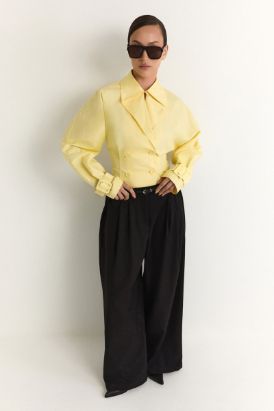 Рубашка из 100% хлопка TOPTOP, цвет: Желтый, TT.021.19146.200 купить онлайн