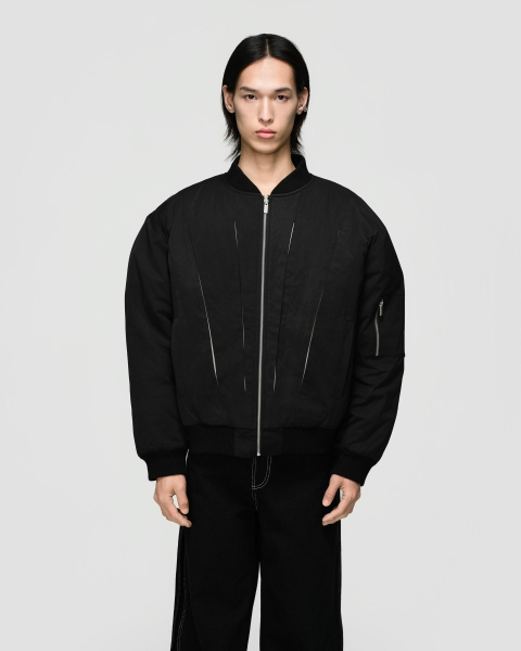 Бомбер Black Moon Bomber Berhasm, цвет: Черный, bom25-1-black купить онлайн