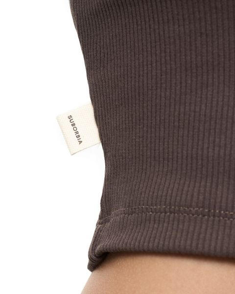 Футболка базовая Suborbia, цвет: коричневый, 05421 купить онлайн