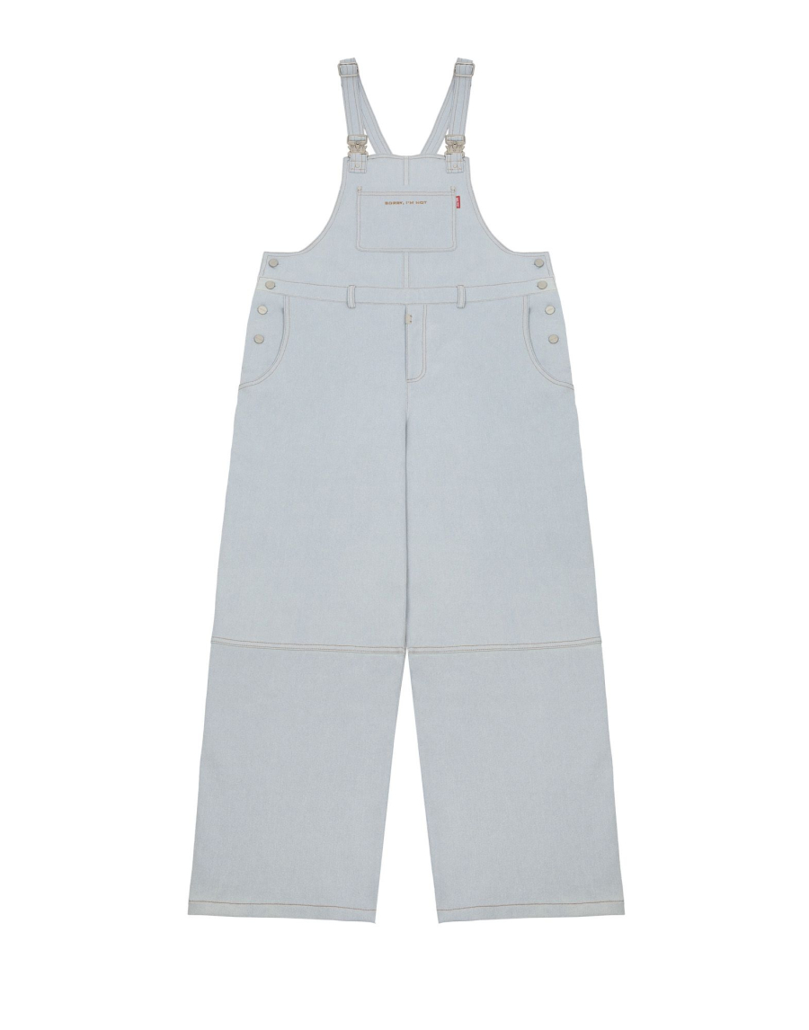 Джинсовый комбинезон SORRY, I’M NOT, цвет: голубой,  купить онлайн