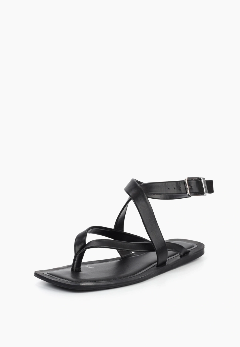 Сандалии через палец SBALO, цвет: Черный Sf119 купить онлайн