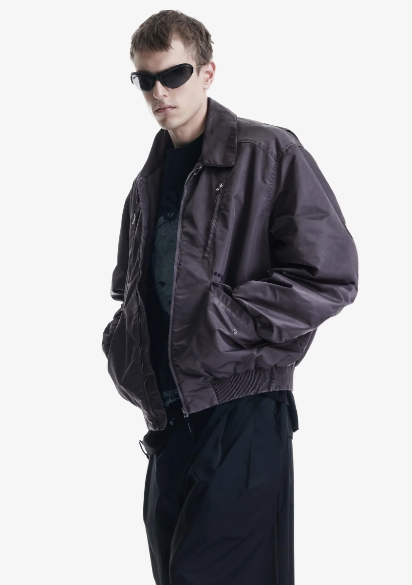 Куртка-бомбер KRAKATAU, цвет: фиолетовый, Qu568-93 купить онлайн