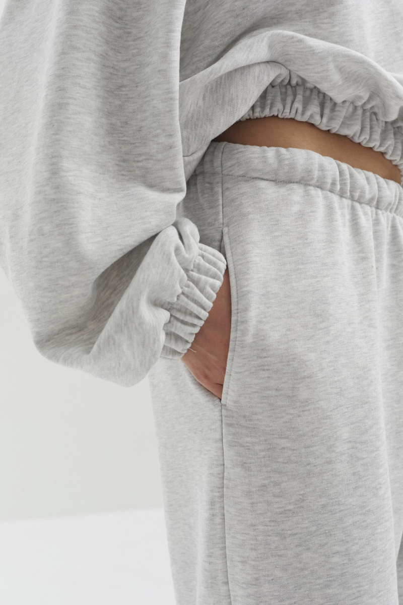 Брюки прямые marte, цвет: серый,  купить онлайн