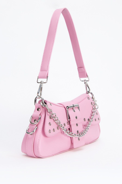 Сумка-багет из экокожи Lera Nena, цвет: розовый LNU.801.13613.300 купить онлайн