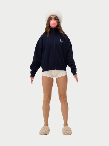 Zip толстовка с начесом