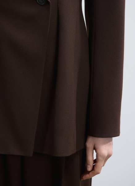 Жакет приталенный ALL WE NEED, цвет: коричневый, 2604W1257-19Д купить онлайн