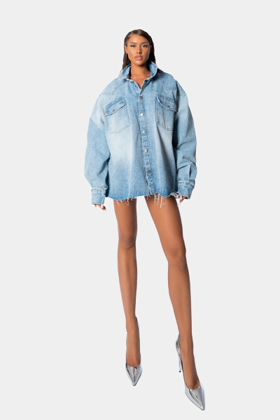 Рубашка Vintage qb A QUICK BUCK, цвет: blue  |новая коллекция купить онлайн