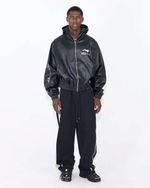 Худи NTI LEATHER ZIP BLACK ASIA ST 71, цвет: Черный, Ast71.NTI-hood-leather-bl купить онлайн