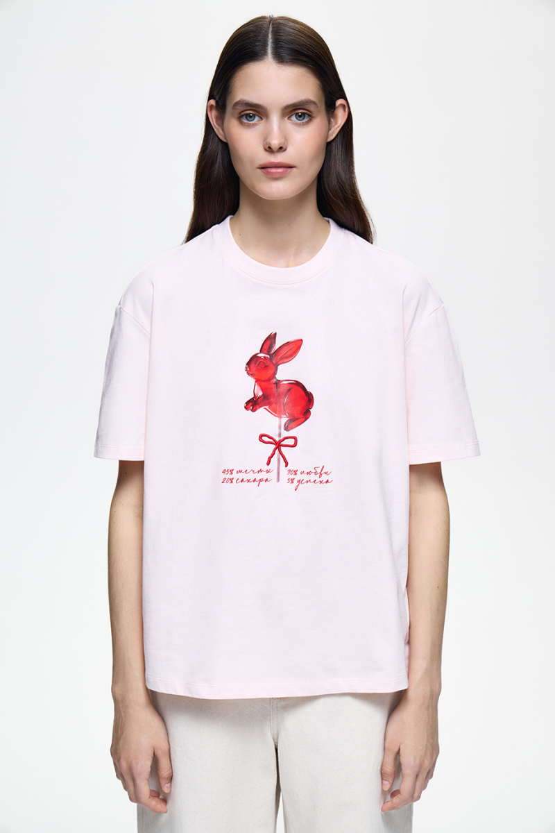 Футболка с принтом