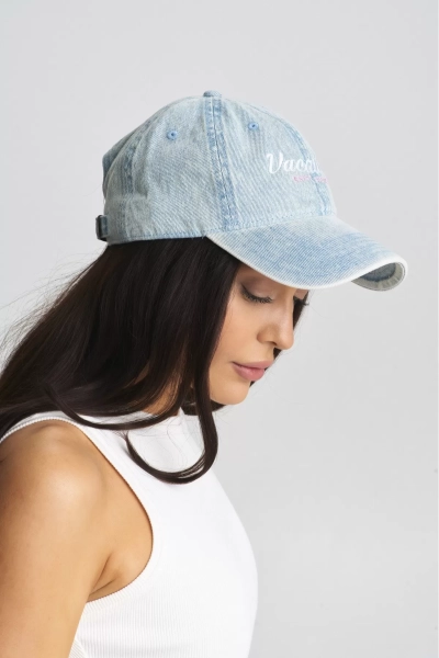 Бейсболка Vacation Denim Erist store, цвет: голубой НФ-00002384 купить онлайн
