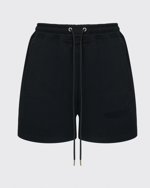 Шорты укороченные с тиснением 500GR ASIA ST 71, цвет: Черный, Ast71.shorts-crop-black купить онлайн