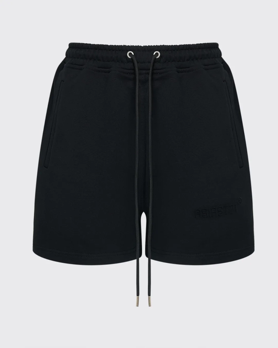 Шорты укороченные с тиснением 500GR ASIA ST 71, цвет: Черный, Ast71.shorts-crop-black купить онлайн