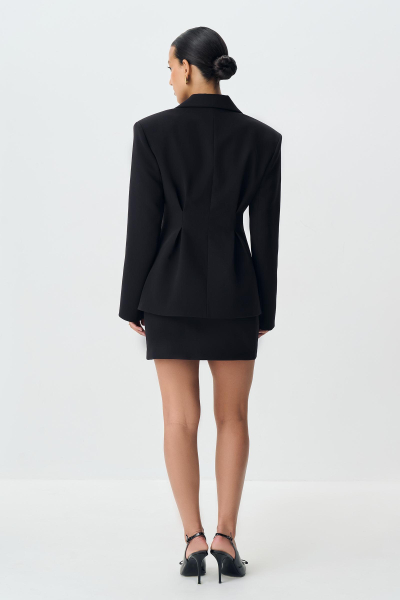 Жакет с защипами Charmstore, цвет: Черный 109-396103-880 |новая коллекция купить онлайн