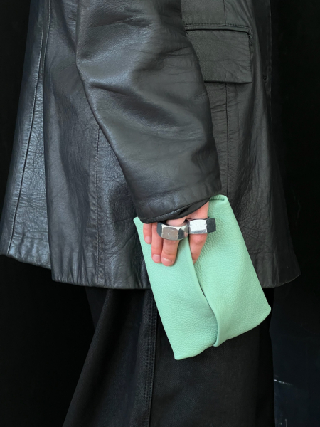 Косметичка MAKEUP BAG HOLE mint