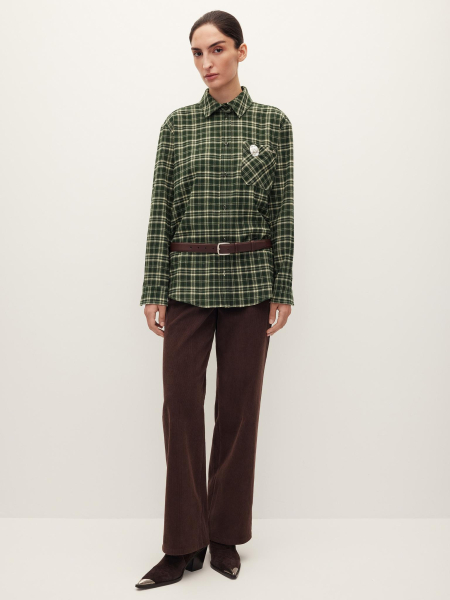 Брюки вельветовые Chaika, цвет: коричневый, AW25PA03-45 купить онлайн