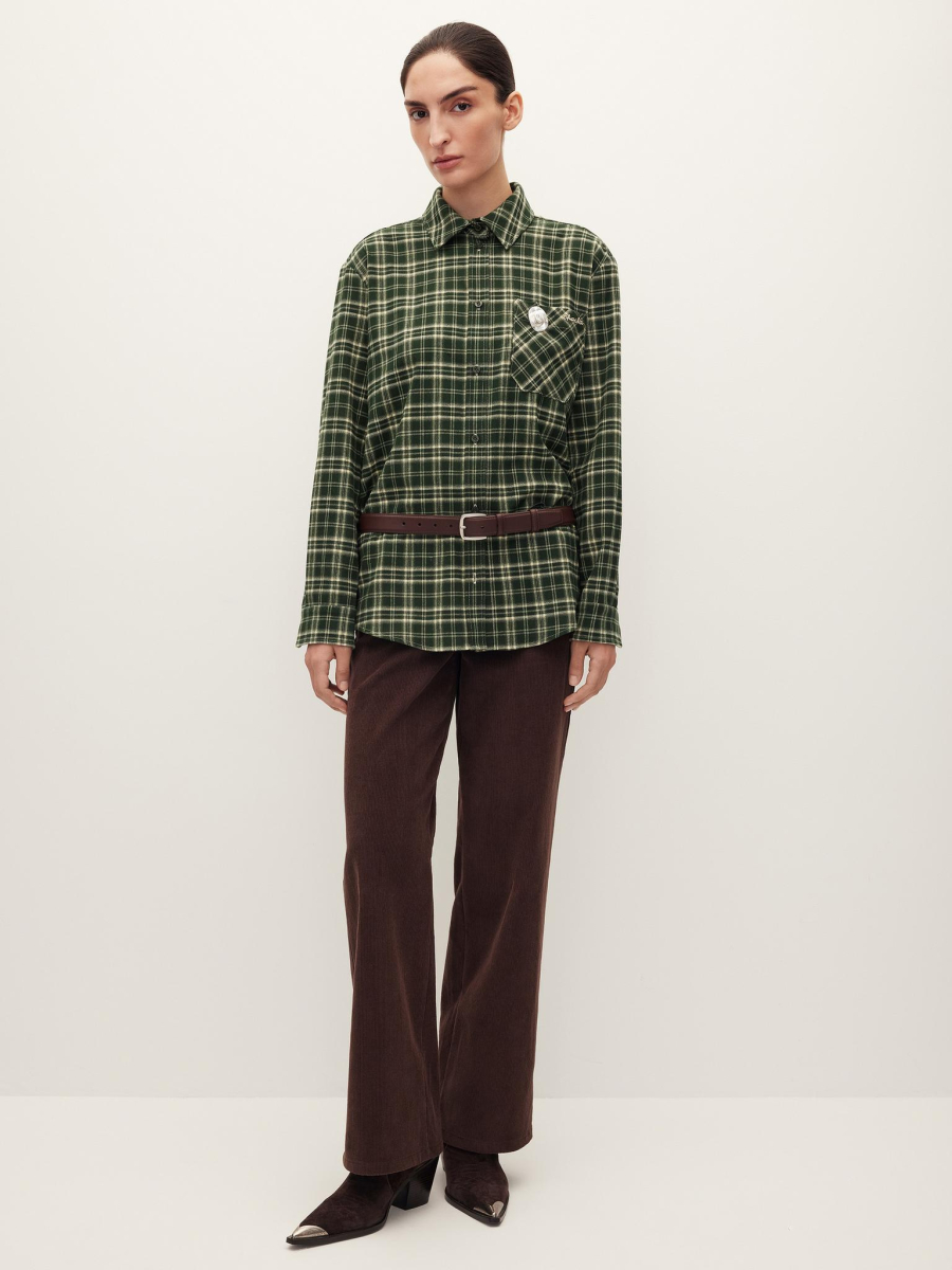 Брюки вельветовые Chaika, цвет: коричневый, AW25PA03-45 купить онлайн