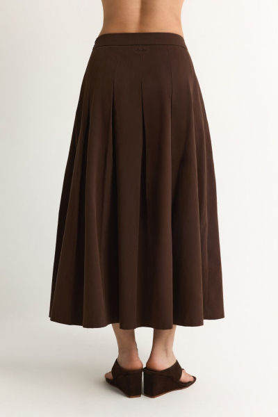 Юбка из 100% хлопка TOPTOP, цвет: коричневый, TT.071.18870.700 купить онлайн