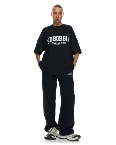 Футболка OWNERS CLUB Suborbia, цвет: black-white, 006393 купить онлайн