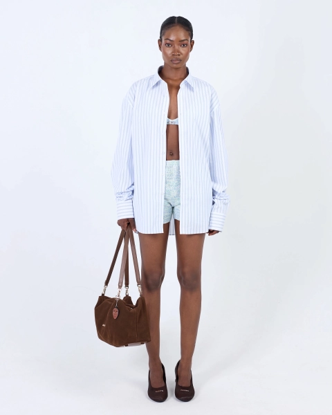 Рубашка CL71 STRIPES BLUE ASIA ST 71, цвет: голубой, Ast71.CL71.shirt-stripes-blue купить онлайн