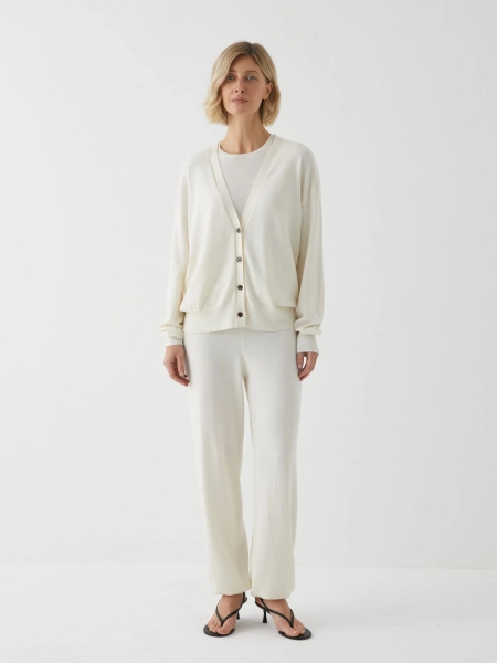 Объемный кардиган Marou, цвет: молочный, Mar_26021402 купить онлайн