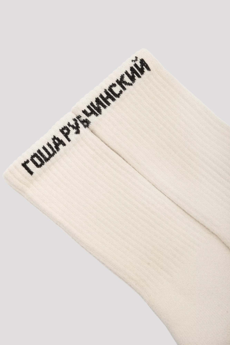 Носки средней длины ГОША РУБЧИНСКИЙ, цвет: айвори SOCKS_0103_ivory | новая мужская коллекция купить онлайн