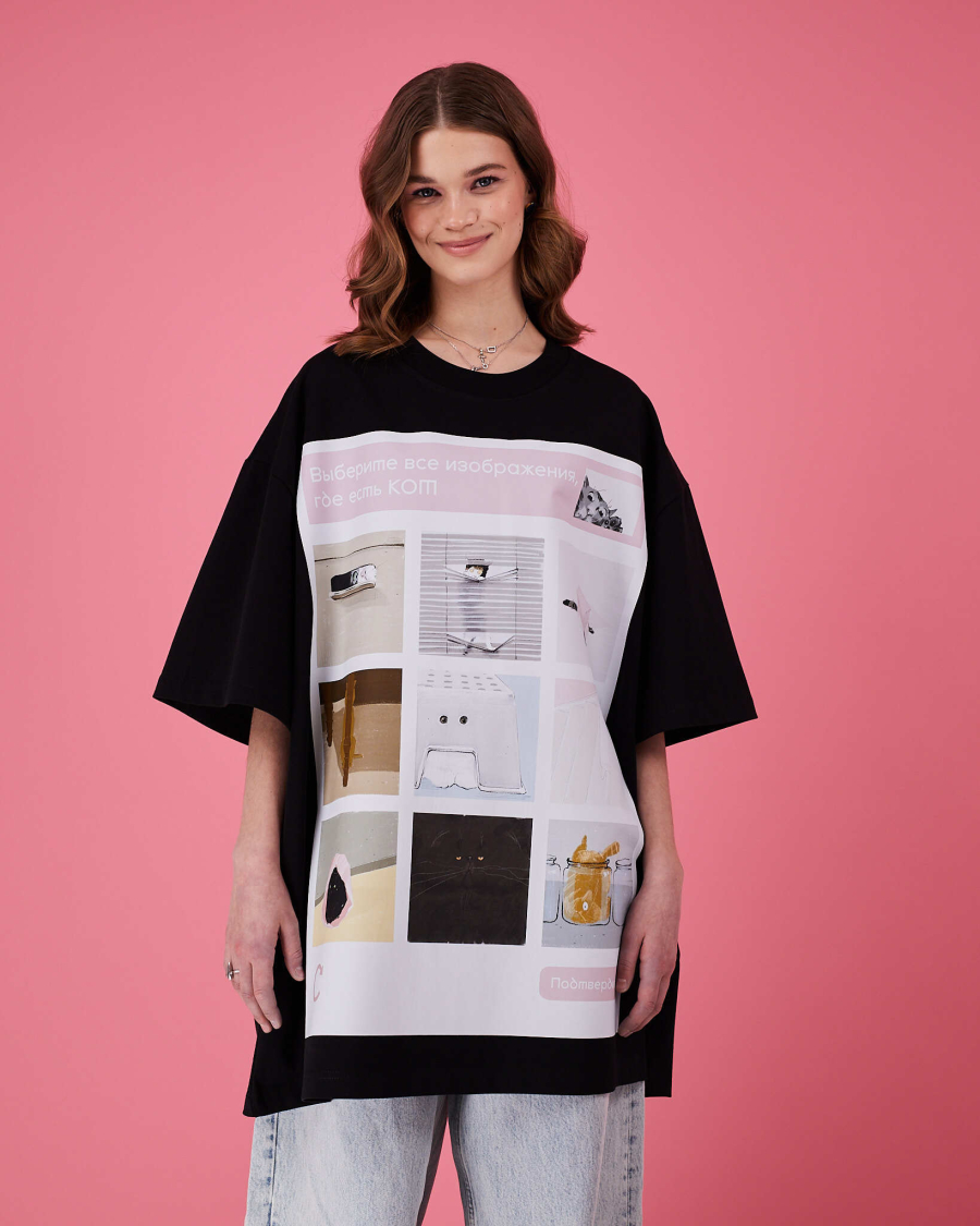 Футболка Капча TABOO, цвет: Черный, TsCapchaB купить онлайн