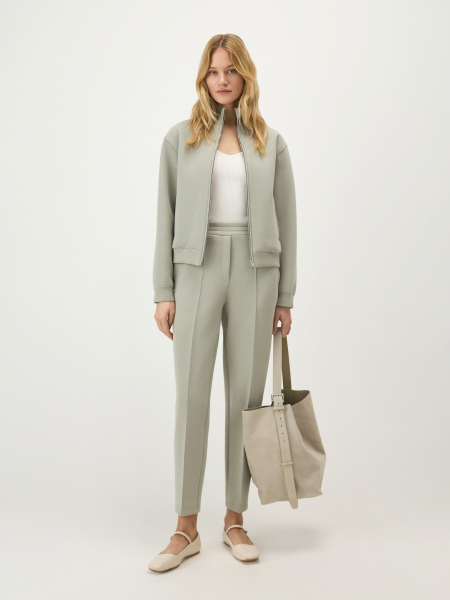 Брюки из неофутера Conso, цвет: зеленый, PT 260416 - зеленый купить онлайн