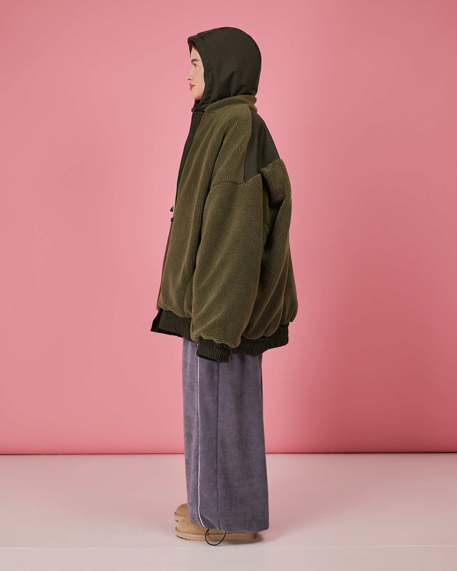 Бомбер с манишкой TABOO, цвет: зеленый, BrManKh купить онлайн