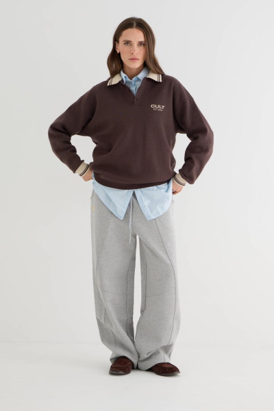 Поло Base CULT, цвет: коричневый,  купить онлайн