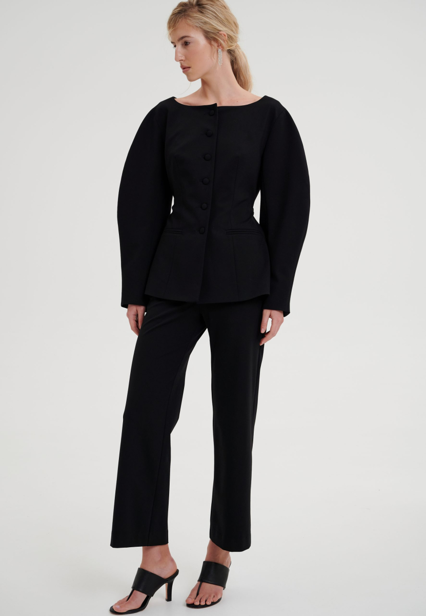 Жакет приталенный CHUBA, цвет: Черный,  купить онлайн