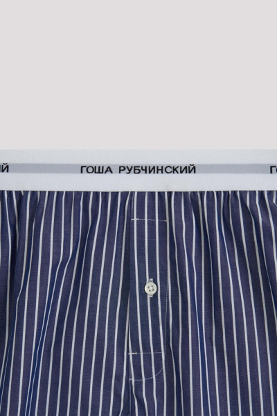 Боксеры хлопковые ГОША РУБЧИНСКИЙ, цвет: темно-синий/белый BXR_0301_navy_white | новая мужская коллекция купить онлайн