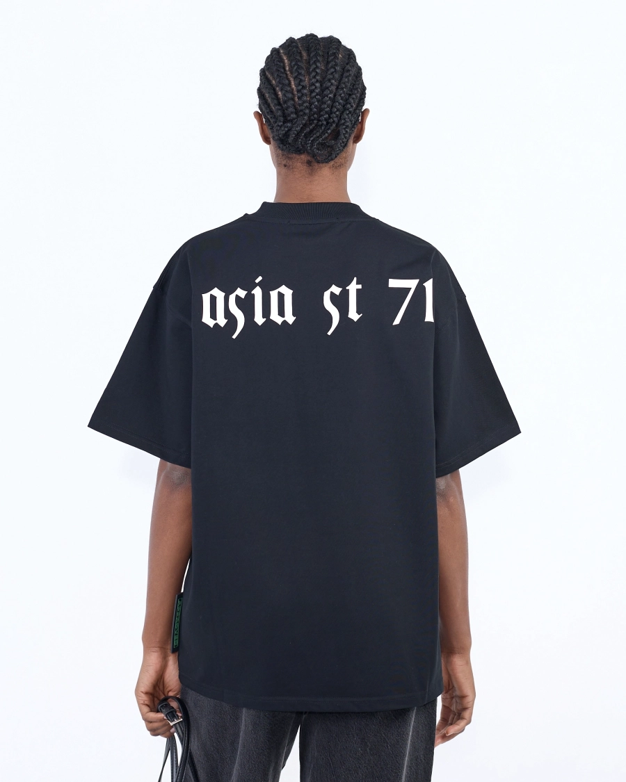 Футболка с принтом ASIA ST 71, цвет: Черный, Ast71.tt-commission-black купить онлайн