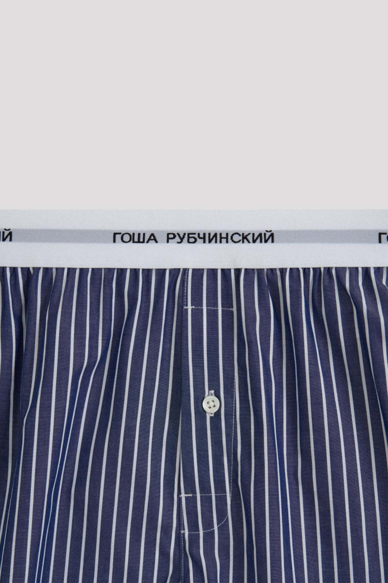Боксеры хлопковые ГОША РУБЧИНСКИЙ, цвет: темно-синий/белый BXR_0301_navy_white | новая мужская коллекция купить онлайн