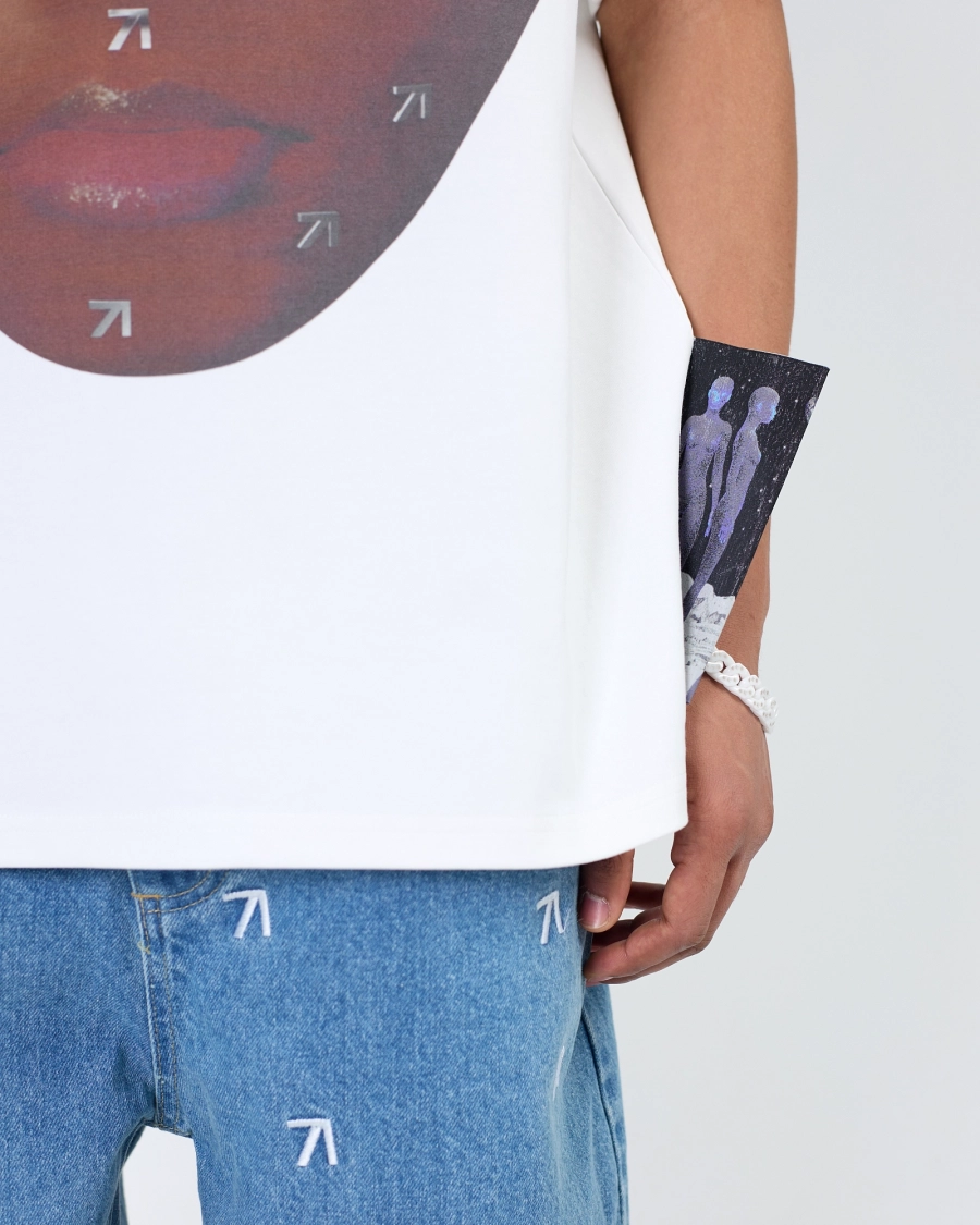 Футболка LUNA FACE WHITE ASIA ST 71, цвет: белый, Ast71.tt-Lunaface-wh купить онлайн