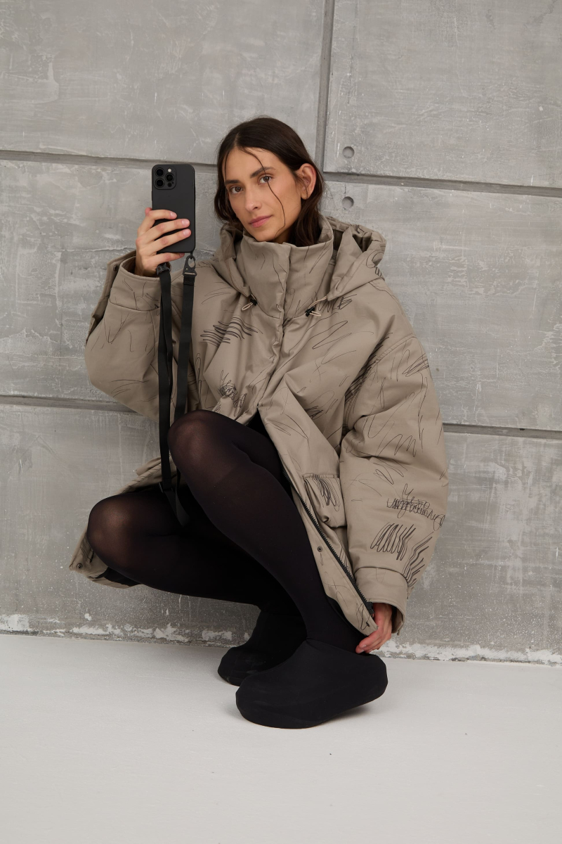 Куртка художественная UNKE, цвет: серый, 2601J006СP_ВЕ купить онлайн