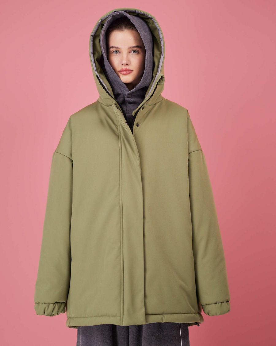 Бомбер лавр зима TABOO, цвет: зеленый, Blavr купить онлайн