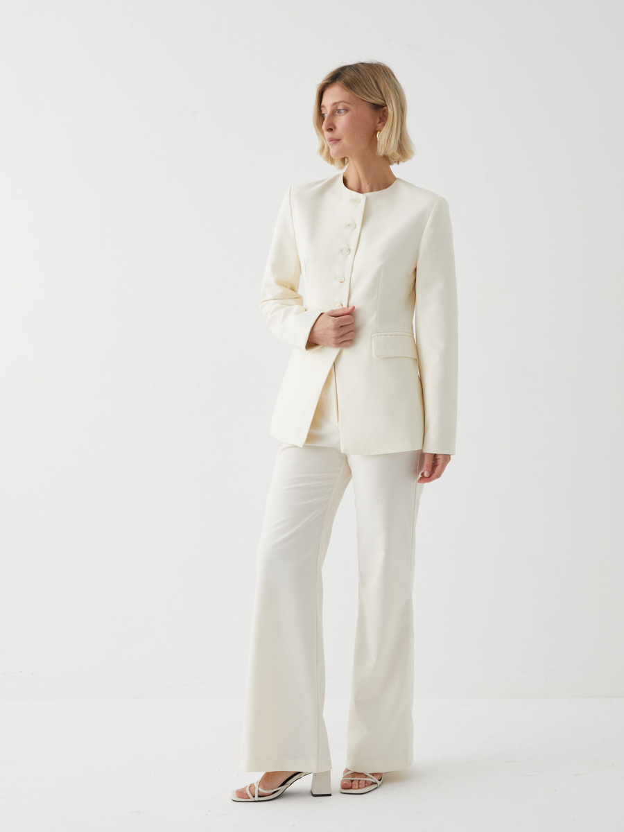 Брюки клеш Marou, цвет: молочный, Mar_26021002 купить онлайн