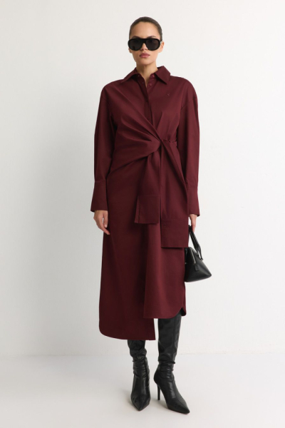 Платье из смесового хлопка