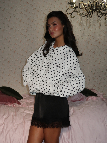 Зип худи "CHÉRIE" MIARTLAND, цвет: молочный, НФ-00000826 купить онлайн