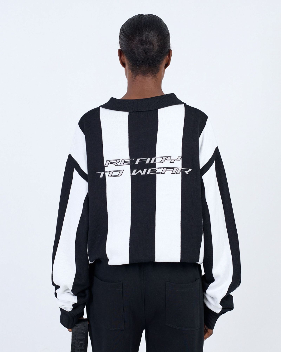 Поло KNIT JUVENTUS STRIPES BLACK ASIA ST 71, цвет: Черный, Ast71.knit-polo-juventus-bl купить онлайн